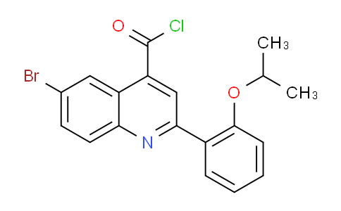 1160253-11-1 | 6-Bromo-2-(2-isopropoxyphenyl)quinoline-4-carbonyl chloride