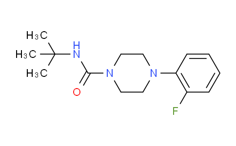 DY27P668 | 1022116-38-6 | N-Tert-butyl-4-(2-fluorophenyl)piperazine-1-carboxamide