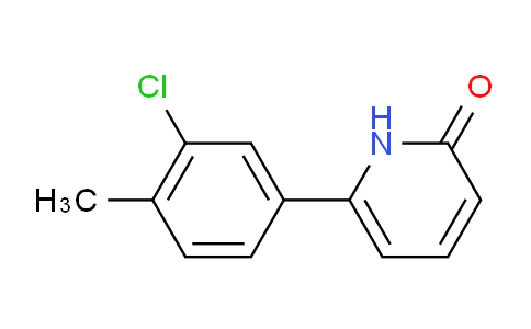 1111111-03-5 | 6-(3-chloro-4-methylphenyl)-1H-pyridin-2-one