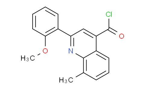1160254-39-6 | 2-(2-Methoxyphenyl)-8-methylquinoline-4-carbonyl chloride