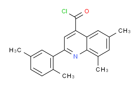 1160254-97-6 | 2-(2,5-Dimethylphenyl)-6,8-dimethylquinoline-4-carbonyl chloride