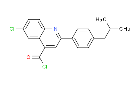 1160263-20-6 | 6-Chloro-2-(4-isobutylphenyl)quinoline-4-carbonyl chloride