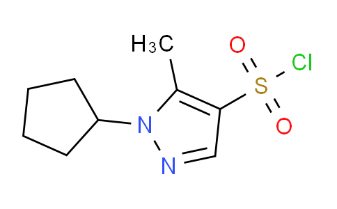 DY27Z486 | 1006454-14-3 | 1-cyclopentyl-5-methyl-1H-pyrazole-4-sulfonyl chloride