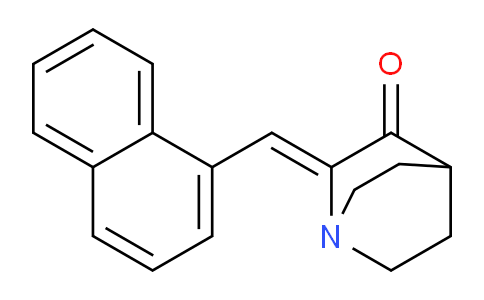 103660-34-0 | (2Z)-2-[(naphthalen-1-yl)methylidene]-1-azabicyclo[2.2.2]octan-3-one