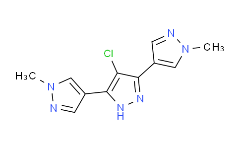 MC280B11 | 1240119-13-4 | 4-chloro-3,5-bis(1-methyl-1H-pyrazol-4-yl)-1H-pyrazole