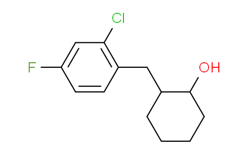 DY280M61 | 1249629-61-5 | 2-((2-Chloro-4-fluorophenyl)methyl)cyclohexan-1-ol