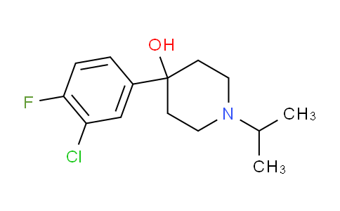 1198286-11-1 | 4-Piperidinol, 4-(3-chloro-4-fluorophenyl)-1-(1-methylethyl)-
