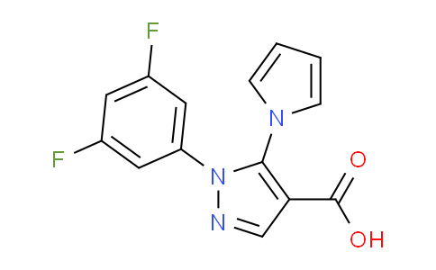 MC280Z56 | 1232803-45-0 | 1-(3,5-Difluorophenyl)-5-(1H-pyrrol-1-yl)-1H-pyrazole-4-carboxylic acid