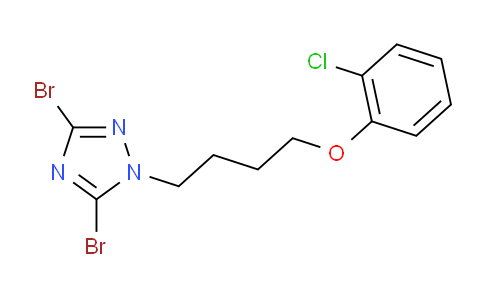 1240570-81-3 | 3,5-dibromo-1-[4-(2-chlorophenoxy)butyl]-1,2,4-triazole