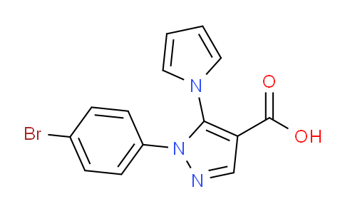 MC283N21 | 1224164-73-1 | 1-(4-Bromophenyl)-5-(1H-pyrrol-1-yl)-1H-pyrazole-4-carboxylic acid