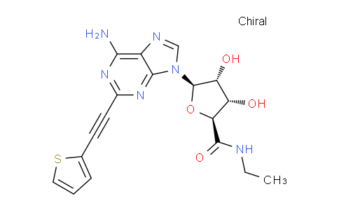 155036-87-6 | β-D-Ribofuranuronamide, 1-[6-amino-2-(2-thienylethynyl)-9H-purin-9-yl]-1-deoxy-N-ethyl- (9CI)