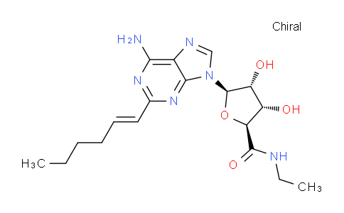 181873-15-4 | β-D-Ribofuranuronamide, 1-[6-amino-2-[(1E)-1-hexenyl]-9H-purin-9-yl]-1-deoxy-N-ethyl- (9CI)