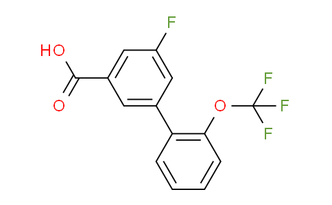 1261740-57-1 | 3-Fluoro-5-[2-(trifluoromethoxy)phenyl]benzoic acid