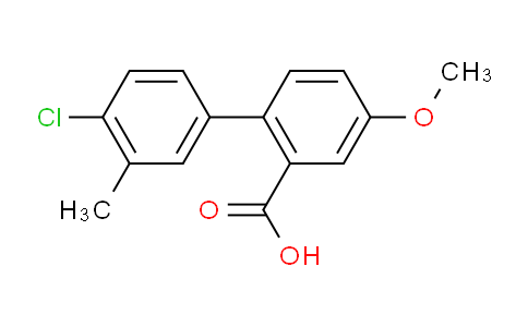 1262007-54-4 | 2-(4-chloro-3-methylphenyl)-5-methoxybenzoic Acid