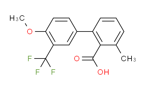 1261900-49-5 | 2-[4-methoxy-3-(trifluoromethyl)phenyl]-6-methylbenzoic Acid