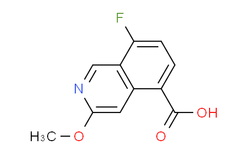 608515-71-5 | 8-fluoro-3-methoxy-isoquinoline-5-carboxylic acid