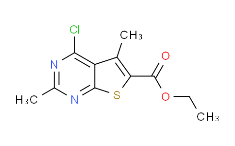 DY2A1066 | 148838-70-4 | ethyl 4-chloro-2,5-dimethylthieno2,3-dpyrimidine-6-carboxylate