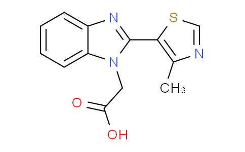 1094744-10-1 | 2-[2-(4-甲基-1,3-噻唑-5-基)-1h-1,3-苯并咪唑-1-基]乙酸