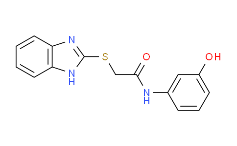MC2A4096 | 352330-59-7 | 2-(1H-Benzimidazol-2-ylthio)-N-(3-hydroxyphenyl)acetamide