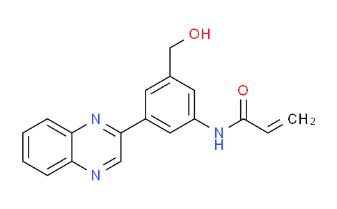 2098062-43-0 | N-[3-(hydroxymethyl)-5-quinoxalin-2-yl-phenyl]prop-2-enamide