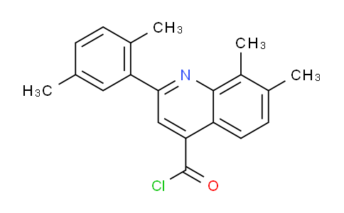 MC2A8653 | 1160261-26-6 | 2-(2,5-Dimethylphenyl)-7,8-dimethylquinoline-4-carbonyl chloride