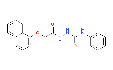 443670-95-9 | 2-(naphthalen-1-yloxy)-N-[(phenylcarbamoyl)amino]acetamide