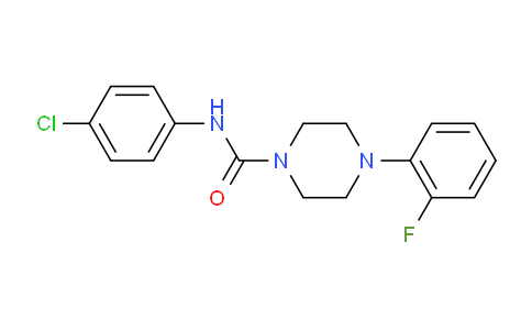 401578-01-6 | N-(4-chlorophenyl)-4-(2-fluorophenyl)piperazine-1-carboxamide