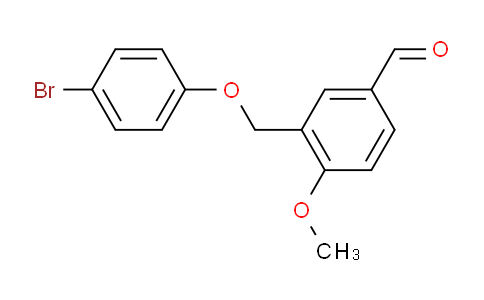 MC2B4110 | 351365-97-4 | 3-(4-Bromophenoxy)methyl-4-methoxybenzaldehyde