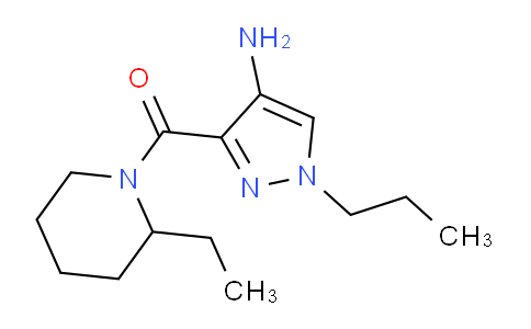 MC2B4160 | 2101195-71-3 | 3-[(2-ethylpiperidin-1-yl)carbonyl]-1-propyl-1H-pyrazol-4-amine