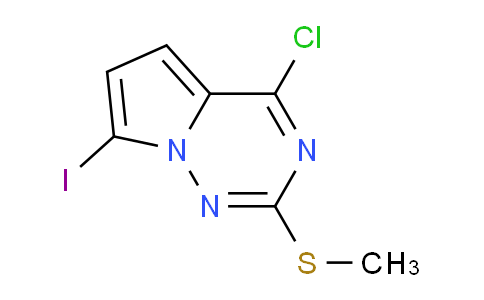 1824080-03-6 | 4-chloro-7-iodo-2-(methylsulfanyl)pyrrolo[2,1-f][1,2,4]triazine