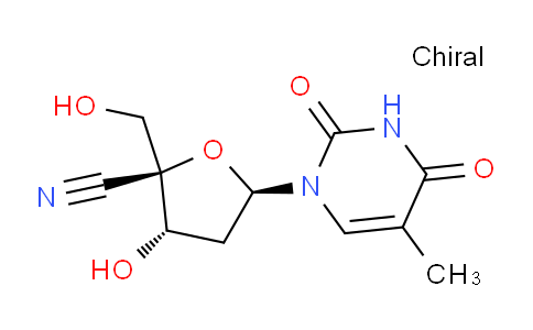 149252-67-5 | β-D-erythro-Pentofuranurononitrile, 1,2-dideoxy-1-(3,4-dihydro-5-methyl-2,4-dioxo-1(2H)-pyrimidinyl)-4-C-(hydroxymethyl)- (9CI)