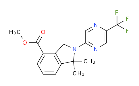 MC2B7559 | 2231754-11-1 | methyl 1,1-dimethyl-2-[5-(trifluoromethyl)pyrazin-2-yl]isoindoline-4-carboxylate