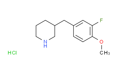 1172742-77-6 | 3-(3-Fluoro-4-methoxy-benzyl)-piperidine hydrochloride