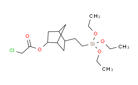 MC2B7776 | 211935-62-5 | Acetic acid, 2-chloro-, 5-[2-(triethoxysilyl)ethyl]bicyclo[2.2.1]hept-2-yl ester