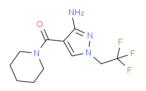 MC2C0508 | 2171314-66-0 | 4-(piperidin-1-ylcarbonyl)-1-(2,2,2-trifluoroethyl)-1H-pyrazol-3-amine