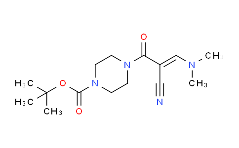 MC2C0761 | 2197064-33-6 | tert-Butyl 4-[2-cyano-3-(dimethylamino)prop-2-enoyl]piperazine-1-carboxylate