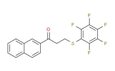 DY2C3658 | 882749-22-6 | 1-(2-NAPHTHYL)-3-[(2,3,4,5,6-PENTAFLUOROPHENYL)SULFANYL]-1-PROPANONE