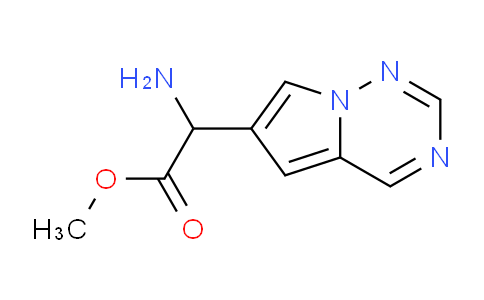 2089713-53-9 | methyl 2-amino-2-{pyrrolo[2,1-f][1,2,4]triazin-6-yl}acetate