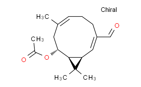 MC2C6712 | 1469493-85-3 | (1S,2R,4Z,8E,10R)-8-Formyl-4,11,11-trimethylbicyclo[8.1.0]undeca-4,8-dien-2-yl acetate