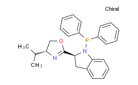 DY2C7101 | 686274-97-5 | (R)-2-((S)-1-(Diphenylphosphanyl)indolin-2-yl)-4-isopropyl-4,5-dihydrooxazole