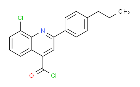 1160256-06-3 | 8-Chloro-2-(4-propylphenyl)quinoline-4-carbonyl chloride