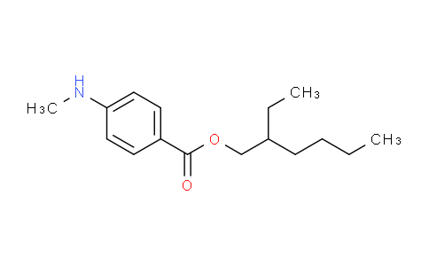 158576-31-9 | Benzoic acid, 4-(methylamino)-, 2-ethylhexyl ester