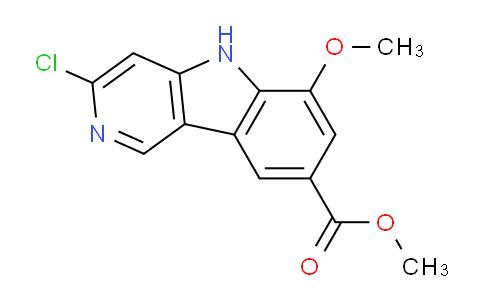 2641336-14-1 | methyl 3-chloro-6-methoxy-5H-pyrido[4,3-b]indole-8-carboxylate