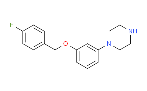 1082454-50-9 | 1-{3-(4-Fluorophenyl)methoxyphenyl}piperazine