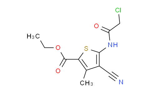 449177-08-6 | Ethyl 5-(chloroacetyl)amino-4-cyano-3-methylthiophene-2-carboxylate