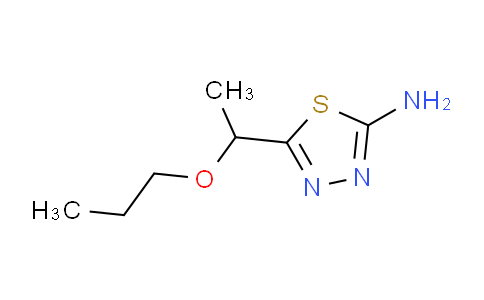 1255147-63-7 | 5-(1-Propoxyethyl)-1,3,4-thiadiazol-2-amine