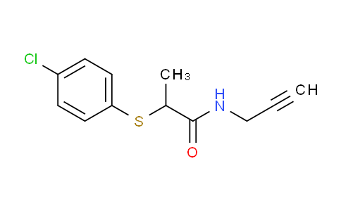 497061-21-9 | 2-[(4-Chlorophenyl)sulfanyl]-N-(prop-2-yn-1-yl)propanamide