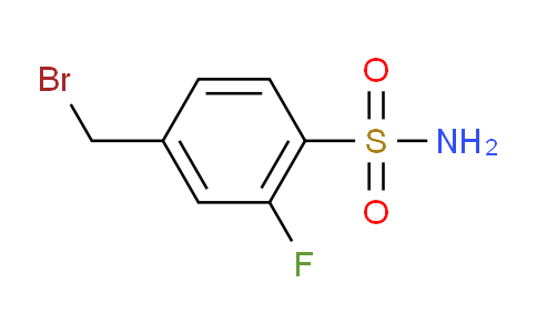 1645275-47-3 | 4-(bromomethyl)-2-fluoro-benzenesulfonamide