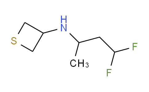 1859240-29-1 | N-(4,4-二氟丁-2-基)硫杂环丁烷-3-胺