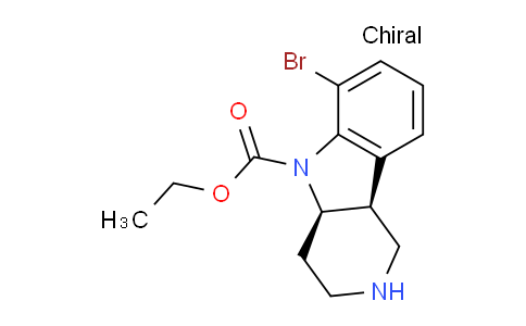 2306245-42-9 | ethyl (4aR,9bS)-6-bromo-1,2,3,4,4a,9b-hexahydropyrido[4,3-b]indole-5-carboxylate